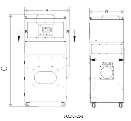 Topsinn Todc-l Laser Cutting Machine Dust Collector - Buy Laser Cutting ...