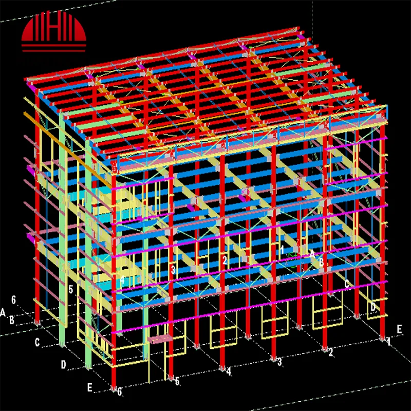 Steel Structure Grid Installation Pre-Engineered Metal Building (PEB) Prefabricated Steel Workshop Design and Construction