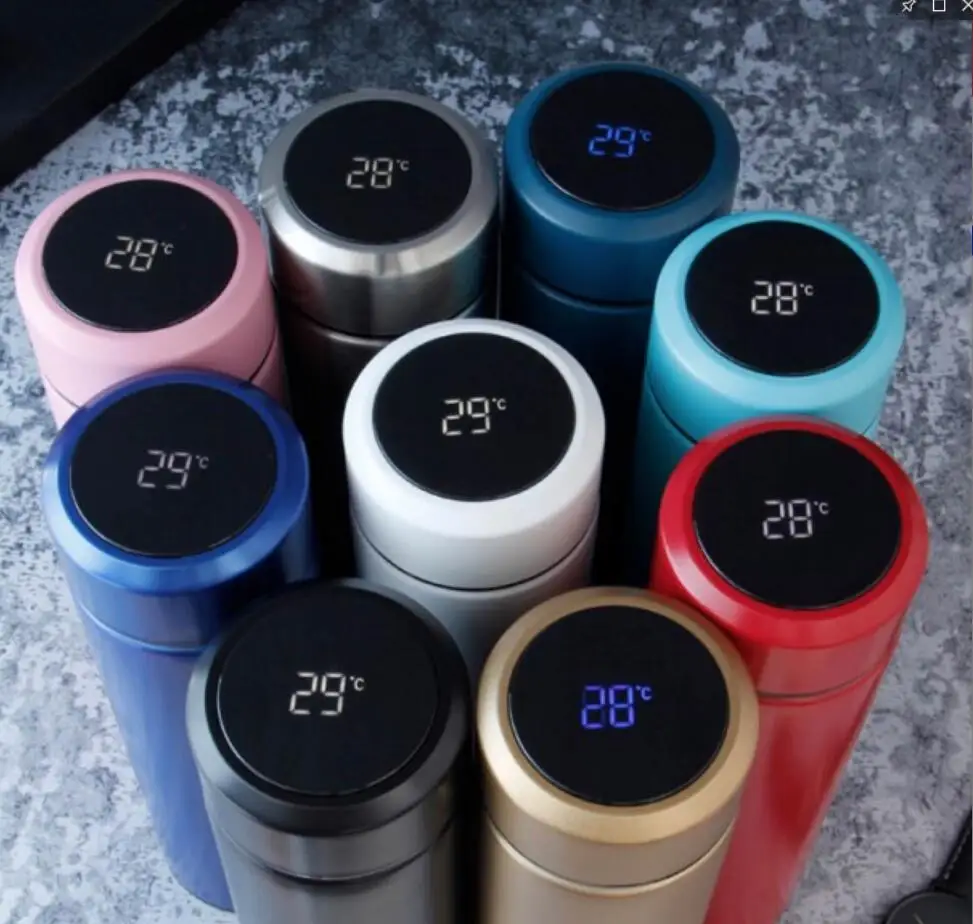 SELECTION Smart Water Bottle With LED Temperature Display Thermo Tumbler Cups Cheap Stainless Steel Special New China CLASSIC