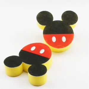 High Quality Funny Cleaning Products PU Sponge with Non-woven Fabric Kitchen Sponge for Washing Dishes
