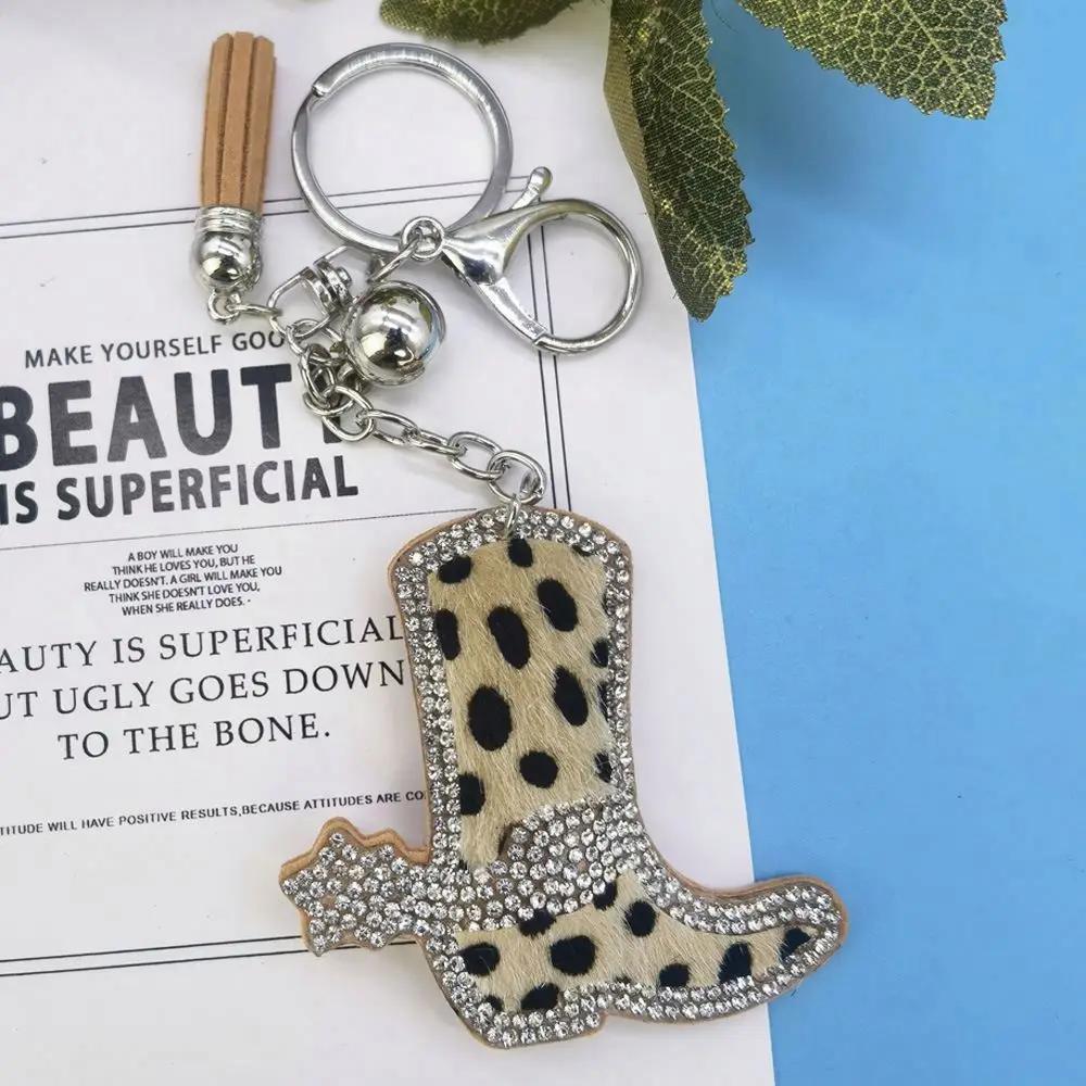 Leopard Hair on Keychain