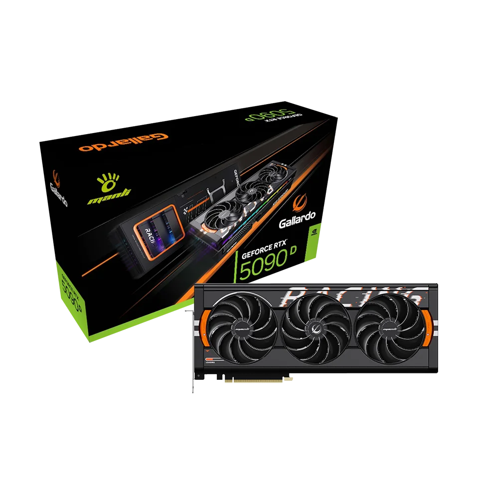 Manli Gallardo GeForce RTX 5090 D OC 32GB GDDR7 GPU - Powerful AI