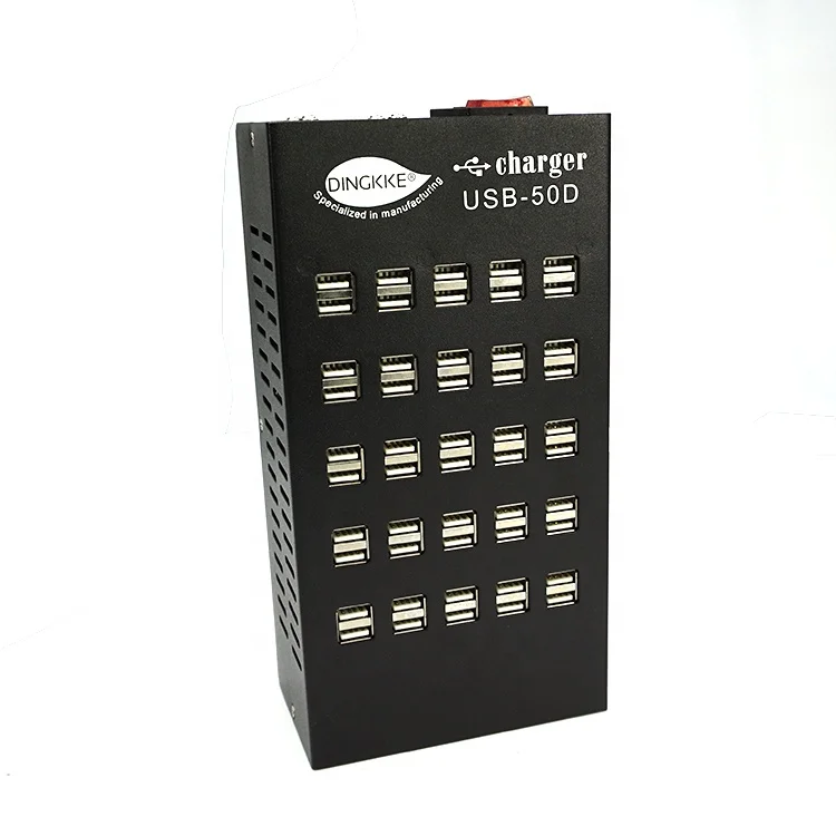 Новый продукт зарядное устройство с 50 Usb-портами 5 В 60 А быстрое для мобильных телефонов Android несколькими