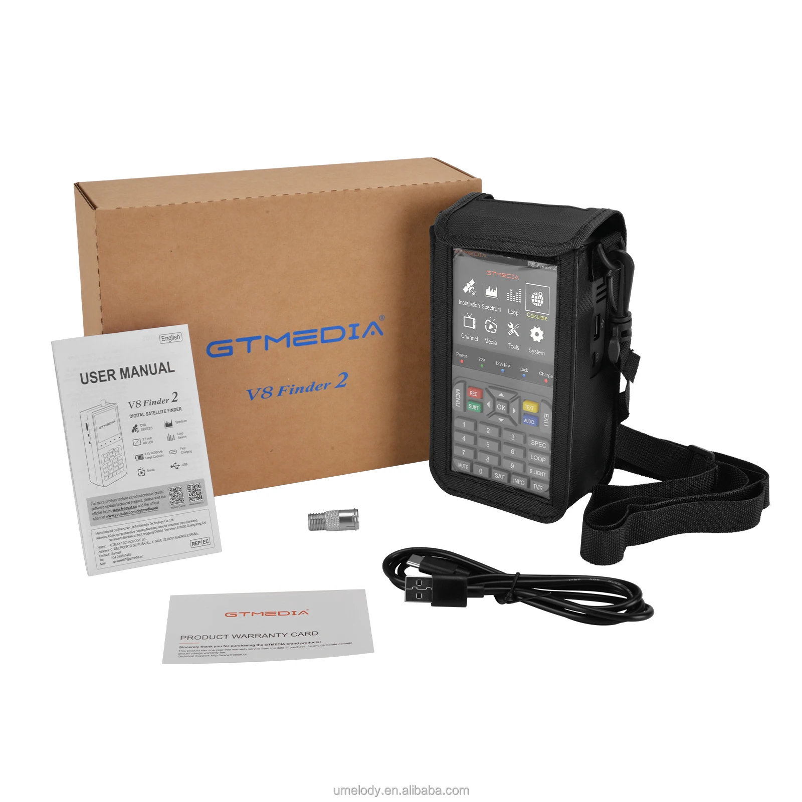 GTMEDIA V8 Finder 2 - HD Satfinder with Compass & AV Support