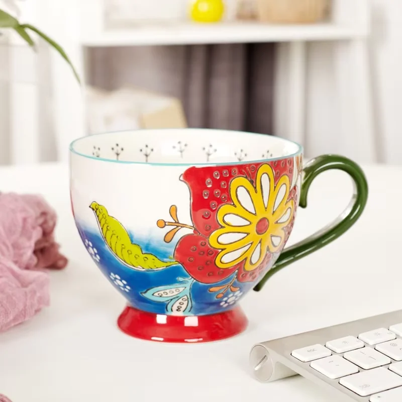 Unique Coffee Mug - European Van Gogh Style Ceramic Cup