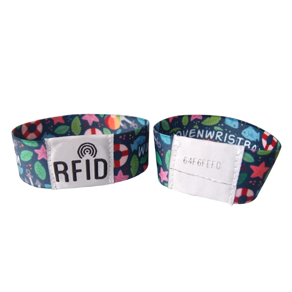 Buy Wholesale China Custom Rfid Festival Woven Wristbands Reversible Nfc Elastic  Fabric Bracelet Wristband & Custom Rfid Festival Bracelet Wristbands at USD  0.1 | Global Sources