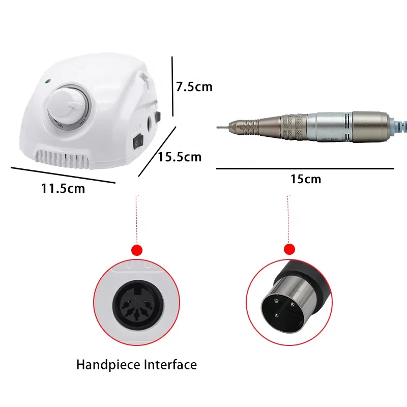 product 2028 dental laboratory micromotor jewelry polishing machine 35000rpm btmarathon nail drill sde h200 handpiece for manicure-8