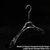 Cintre carré transparent en acrylique 3,5 pour femmes