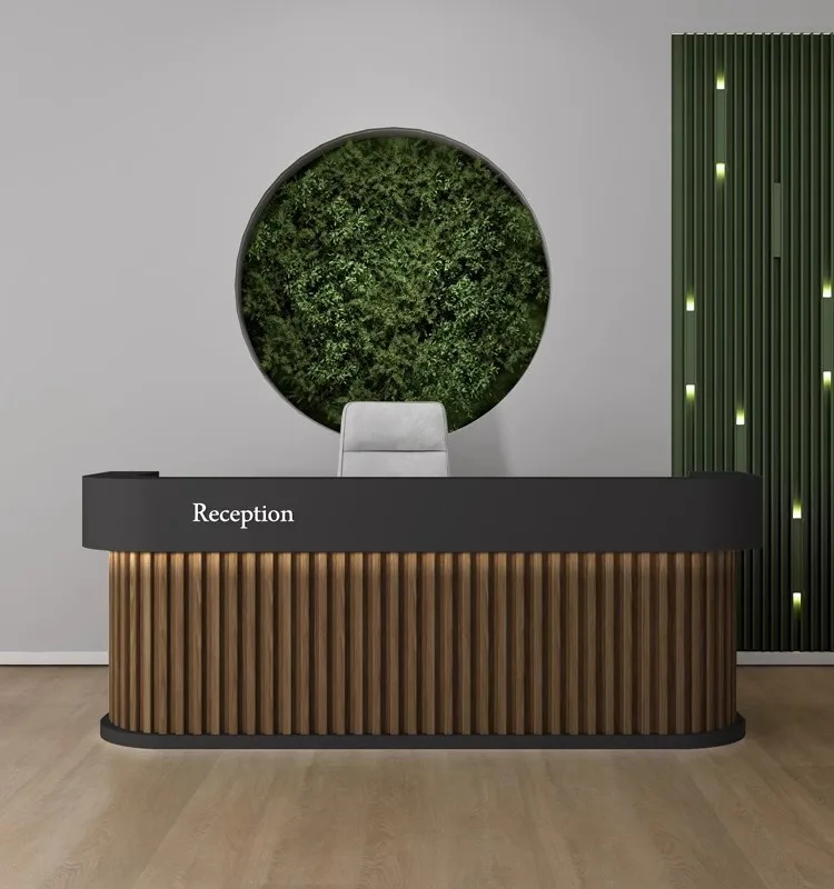 Modern Medical Interactive Reception Desk - Disable Friendly