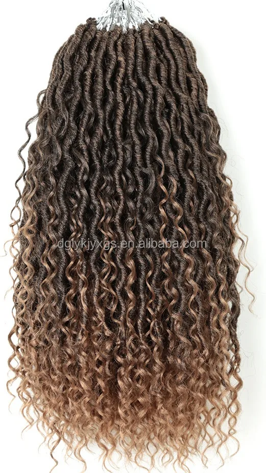 Sr02 18inch 100g River Locs Synthetic Boho Bohemian Locs Crochet Hair ...