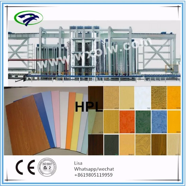 HPL Production Line/HPL Press Machine/HPL Hot Press Production Line Laminated Chipboard