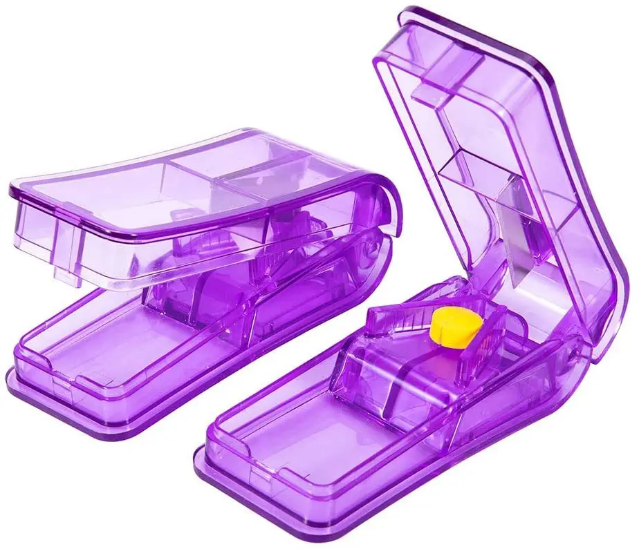 Pill PS Medicine cutting device Medicine cutting device 2-in-1 Travel with convenient medicine cutting device storage box