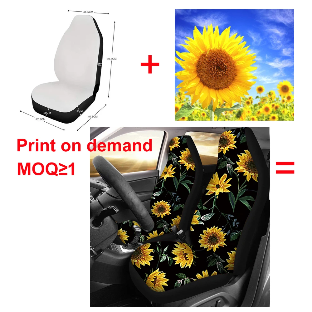 Print On Demand Front Car Seat Cover - Merchize