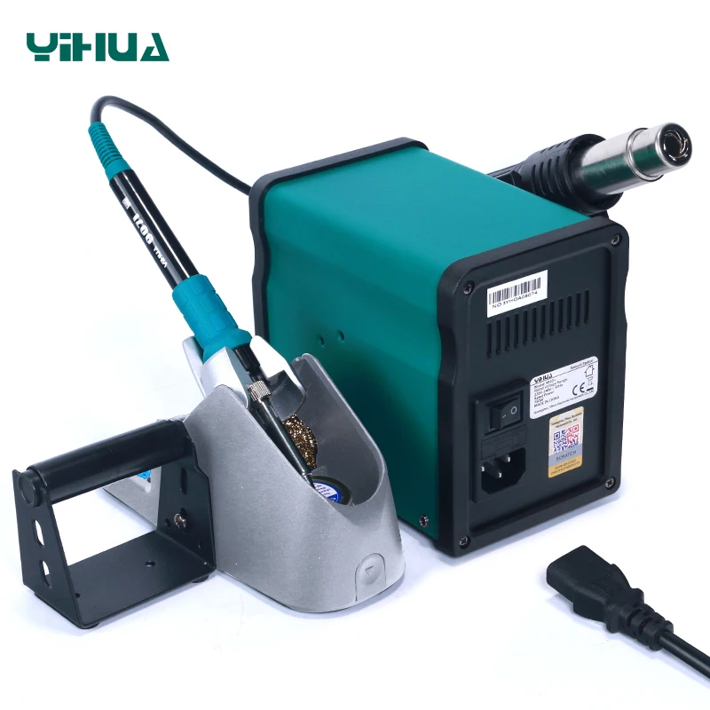 CH1/CH2/CH3 Three Storage YIHUA 995D+ Desoldering Hot air Rework Soldering Station