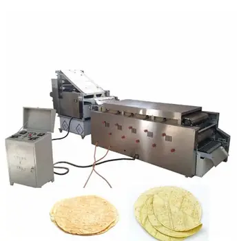 Flat pita bread industrial tunnel stainless steel oven commercial baking oven