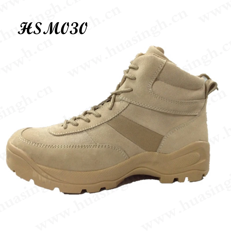 LXG,hot Selling 4 Inch Abrasion Resistant Rubber Outsole Military Boots Side Zipper Design Outdoor Training Police Boots HSM030