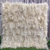White Pampas Leaves Wall 01