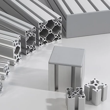 Fourniture directe du fabricant de profilés en aluminium 2020 4040 4080 pour équipements d'automatisation et lignes de production, anodisés ou revêtement par poudre disponible