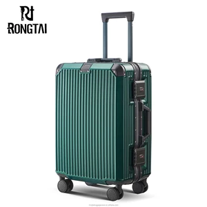 Stylish Business Carry-On Luggage Custom Logo Lightweight PC ABS Suitcase with Cup Holder Cartoon Style