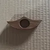 Walnut wood boat, 8.5*3.5*1.5 cm