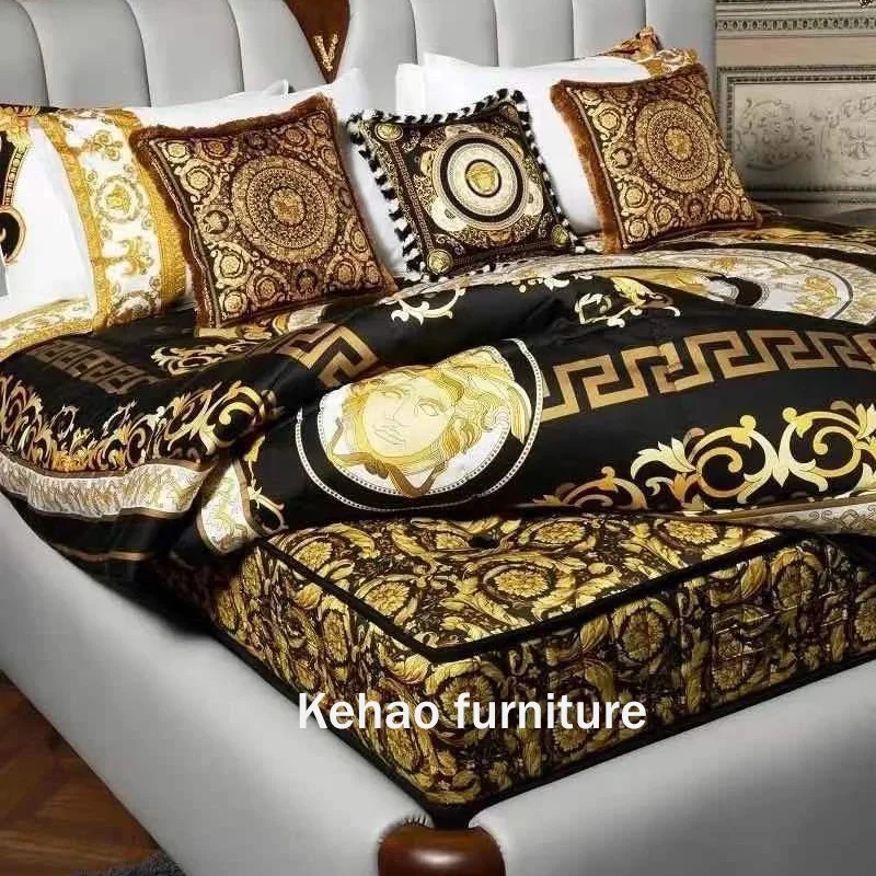 Mobili camera da letto di lusso letto moderno imbottito in vera