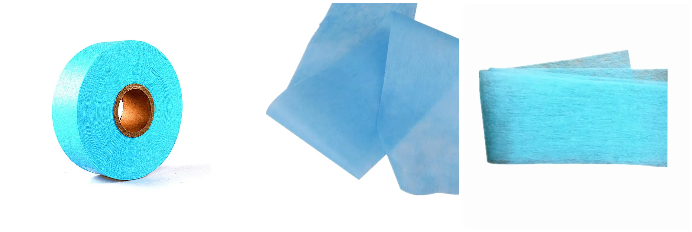 Grande couche jetable ADL bleue absorbante avec tissu non tissé