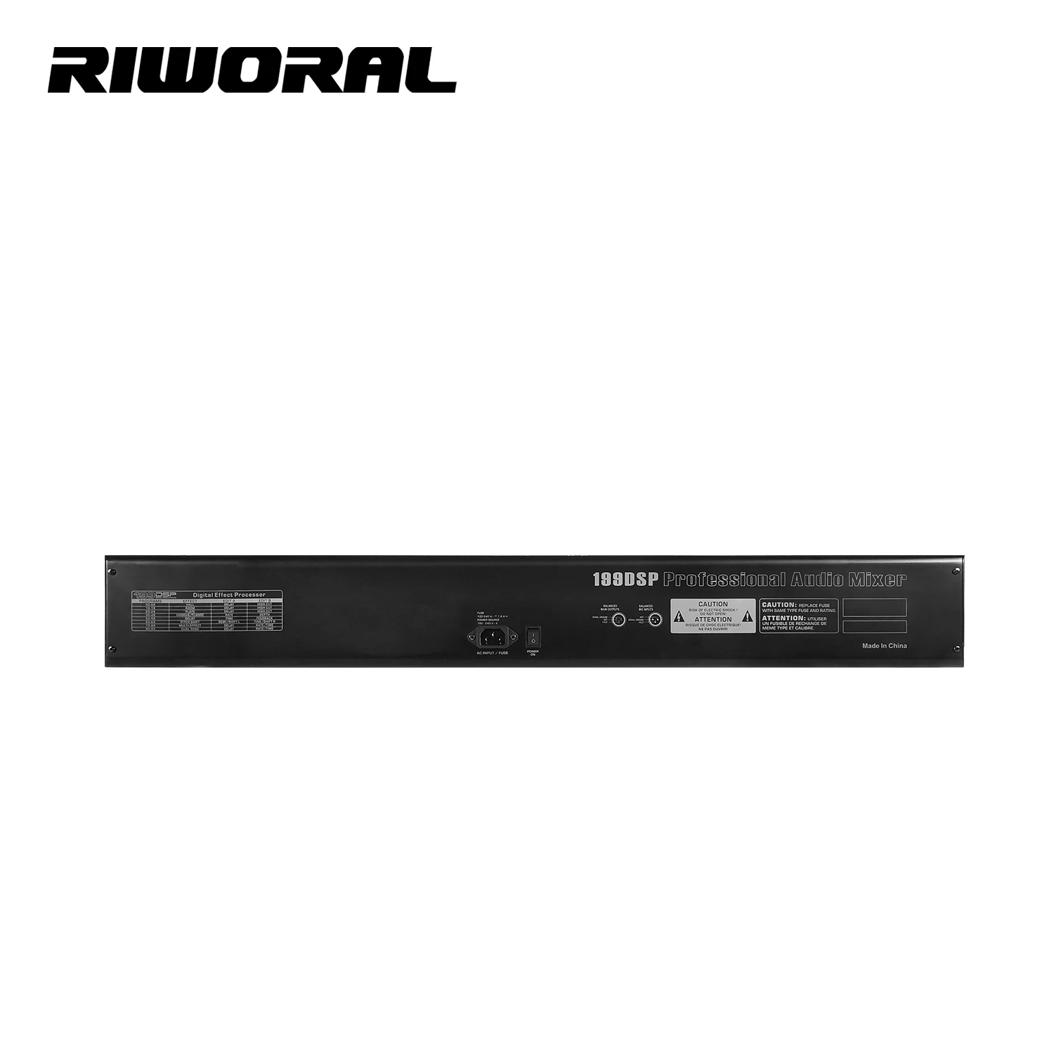 XM24 Professional 24-Channels USB Audio Mixer for Djing