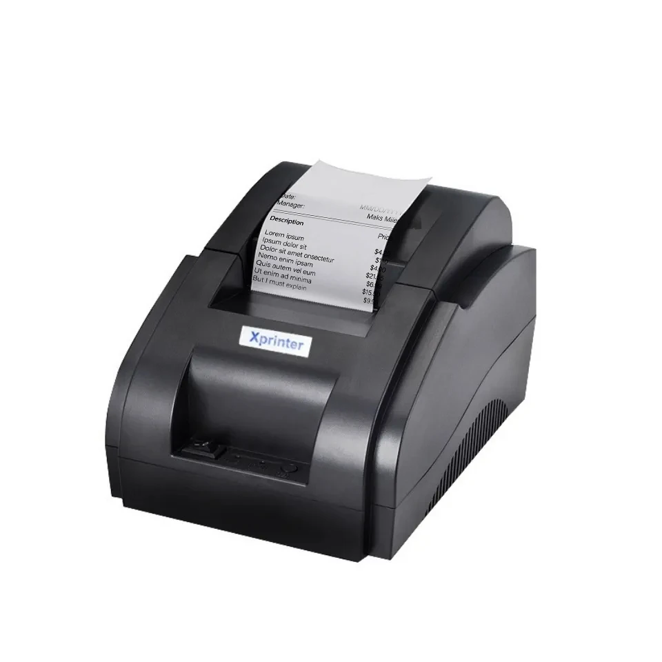 USB Interface 2 Inches Direct Thermal Printer ROHS Certified 58mm POS Printer 203DPI Linux Operating Stock Thermal Paper Rolls