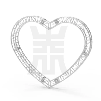 Heart Shaped Aluminum Alloy Truss, Factory Can Customize Various Shapes of Trusses