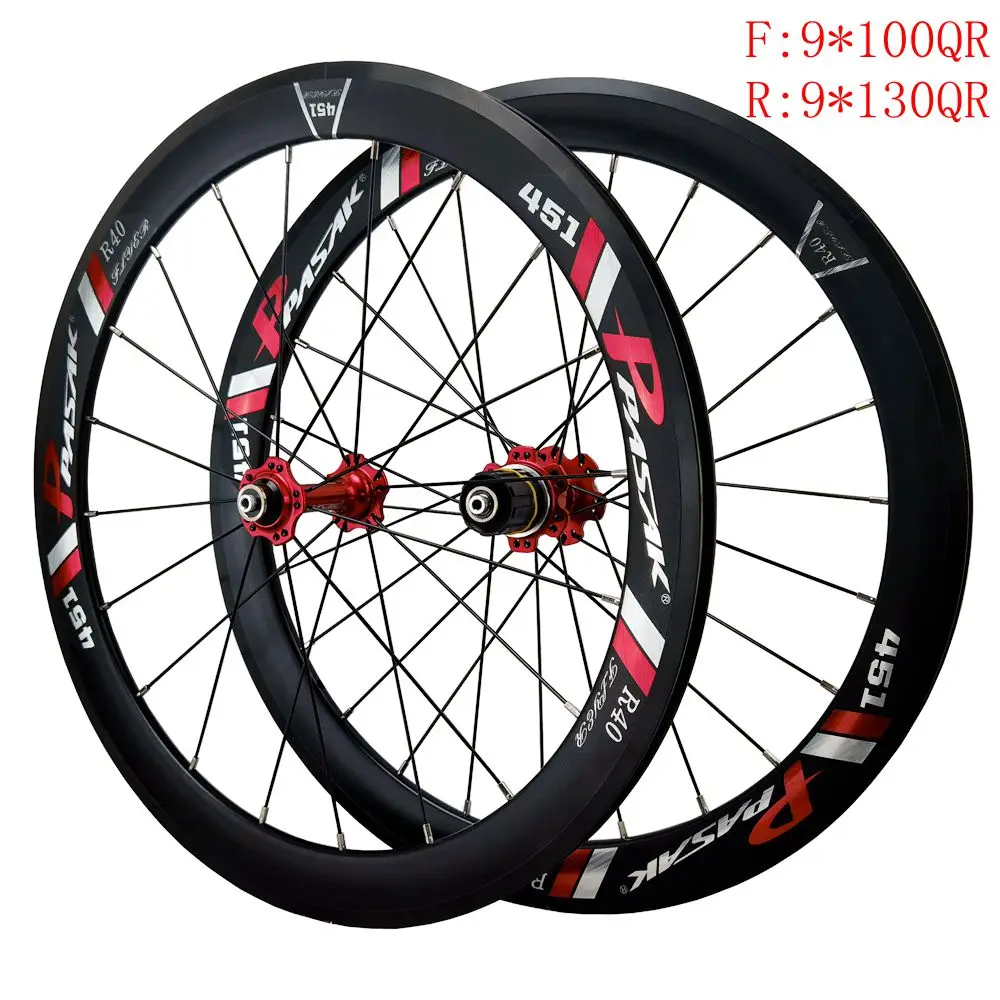 PASAK 20インチ・22インチ折りたたみ自転車ホイールセット ディスク