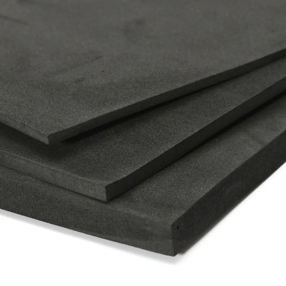 Customized High Density Black ESD EVA Foam for Electronics Packing with 80-100Kg/m3 Density and 10e3-10e9Ω.cm Resistivity