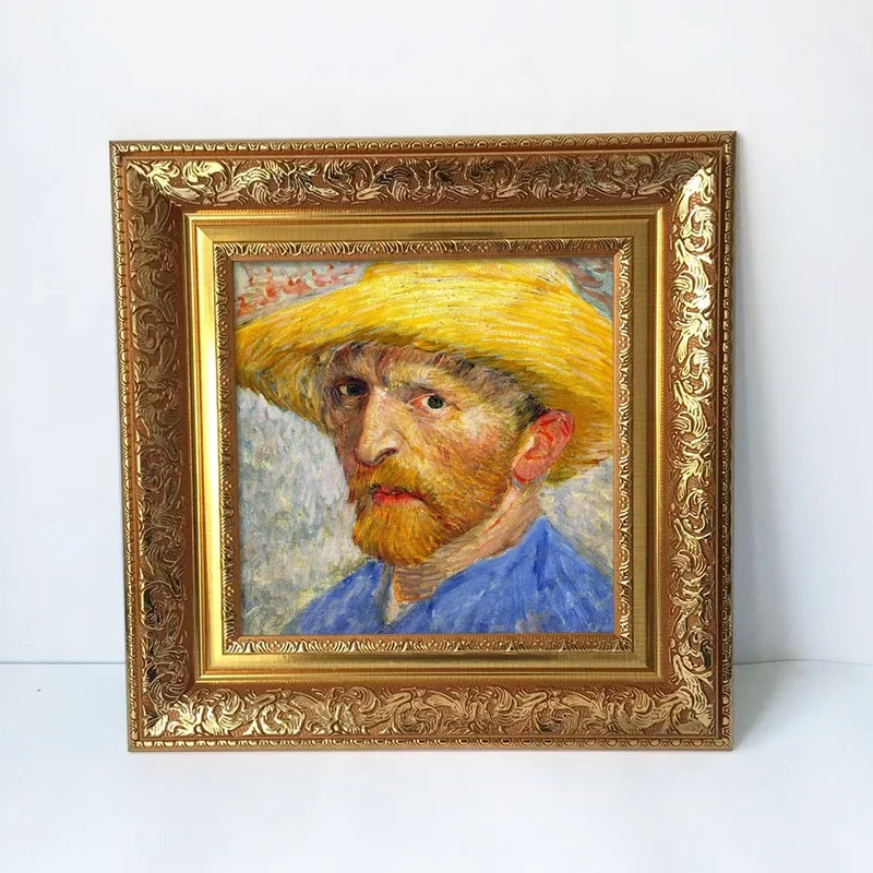 Custom Large Antique Baroque Golden PS 12x12 Inch Frame