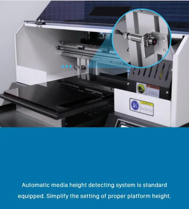 A4 Size UV Curent Flatbed Printer Metal Aluminium Plate Tin Can Metal Box Aluminium Printing Machine for Sale