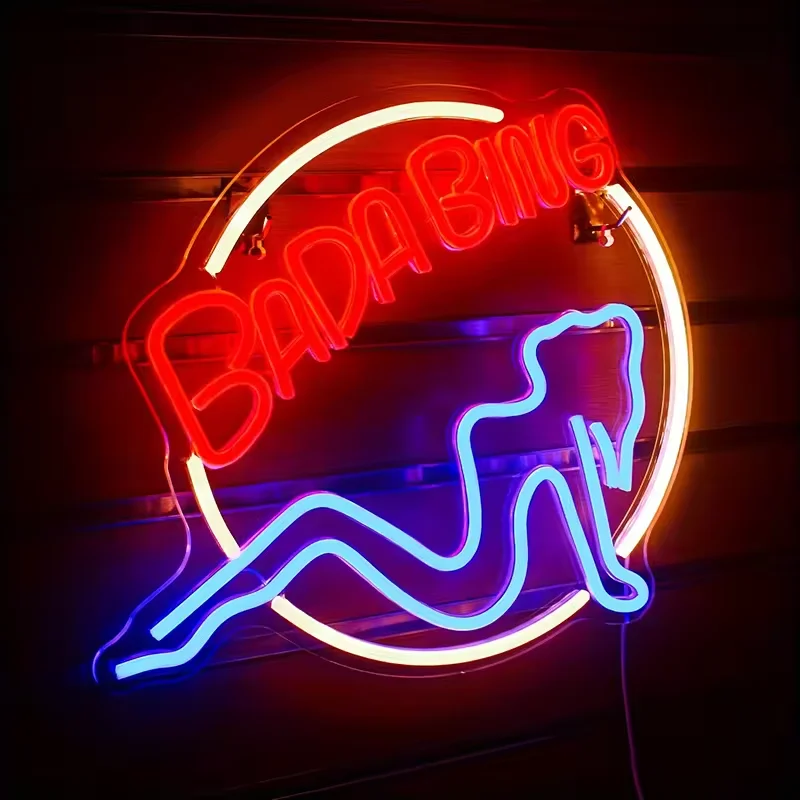 Bada Bing Girl Neon Signs - LED Lighting for Clubs & Bars