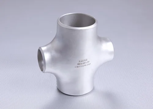 Customization Alloy 316 butt weld pipe fitting straight cross 4 way cross pipe fittings