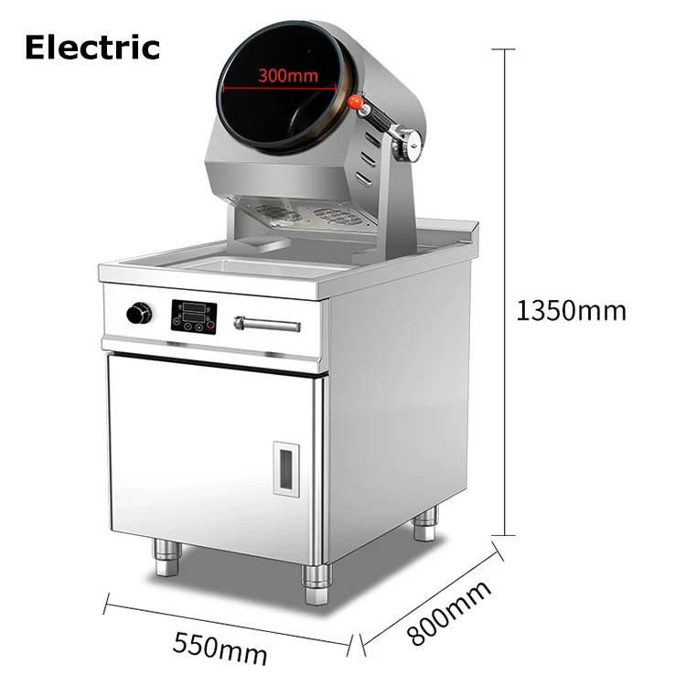 Large Electric Meat Cooking Mixer Machine Smart Automatic Rice Cooking Robot