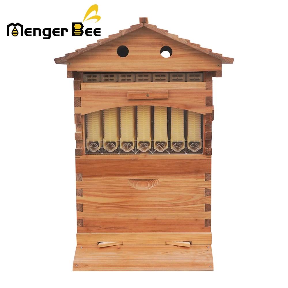 Self Flows Hive Automatic Beehive Wax Coated Self-Flowing Beehive For Harvest Honey