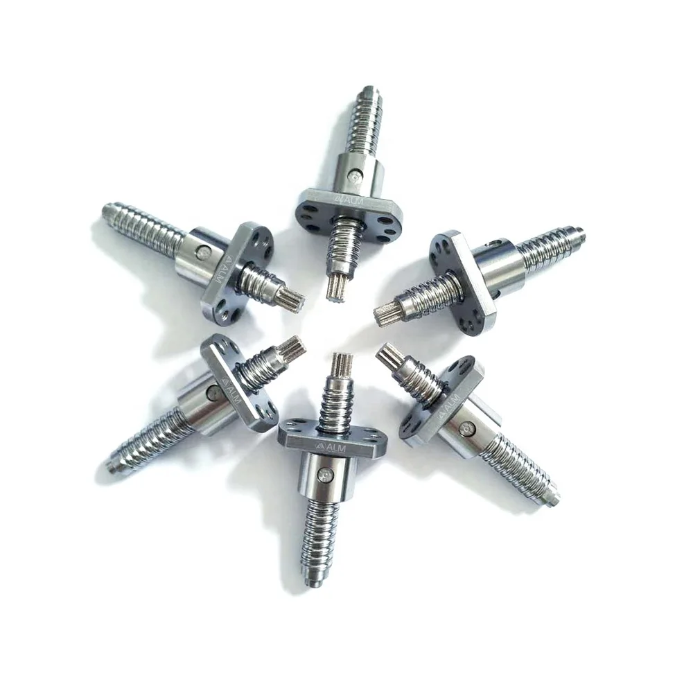 High Precision Bearing Steel Stainless Steel Miniature 8mm Ball Lead Screw 0801 0802 0802.5 Ball Screw