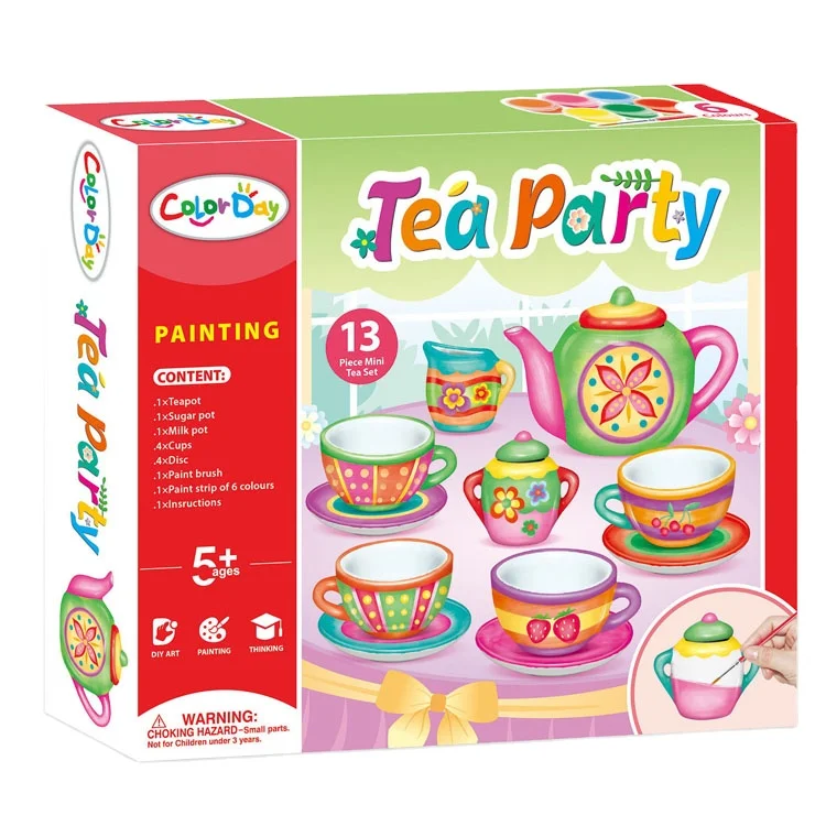 DIY Color Drawing Ceramic Tea Sets
