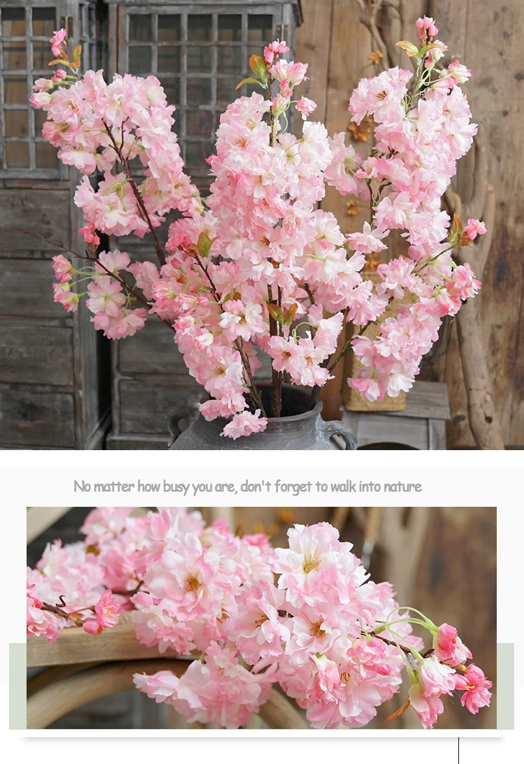 Artificial Cherry Blossom Branches Artificial Flower Cherry Blossom