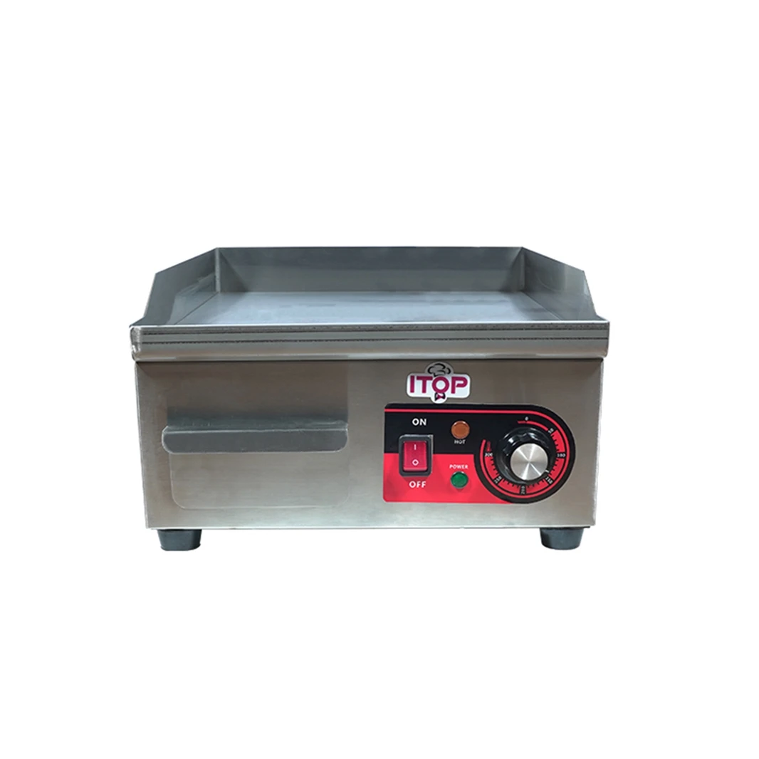 Commercial Kitchen Equipment Electric Mini Flat Griddle 300mm Eg-43 - China Electric  Griddle, Table Top Griddle