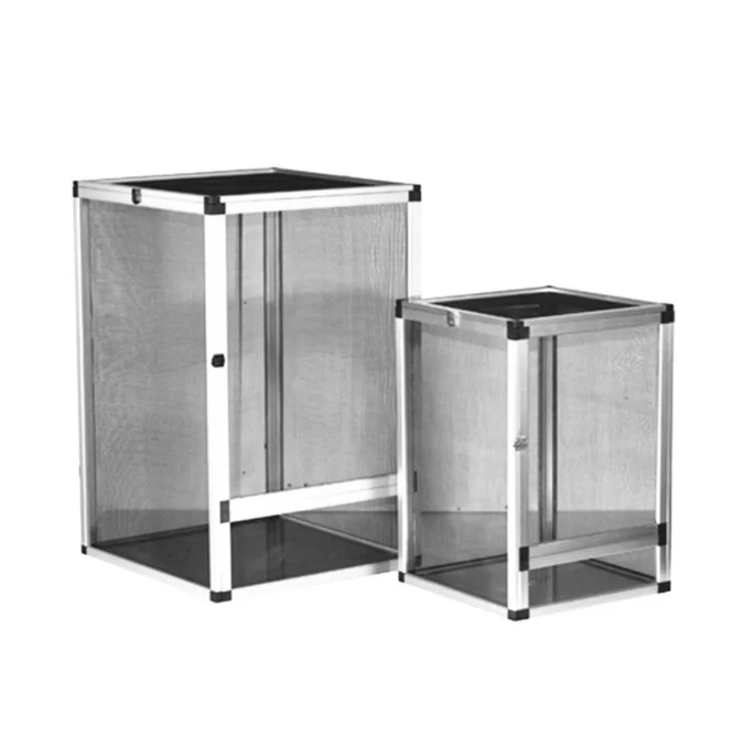 High Quality Aluminum Alloy Mesh Cage Reptile Enclosure For Breeding