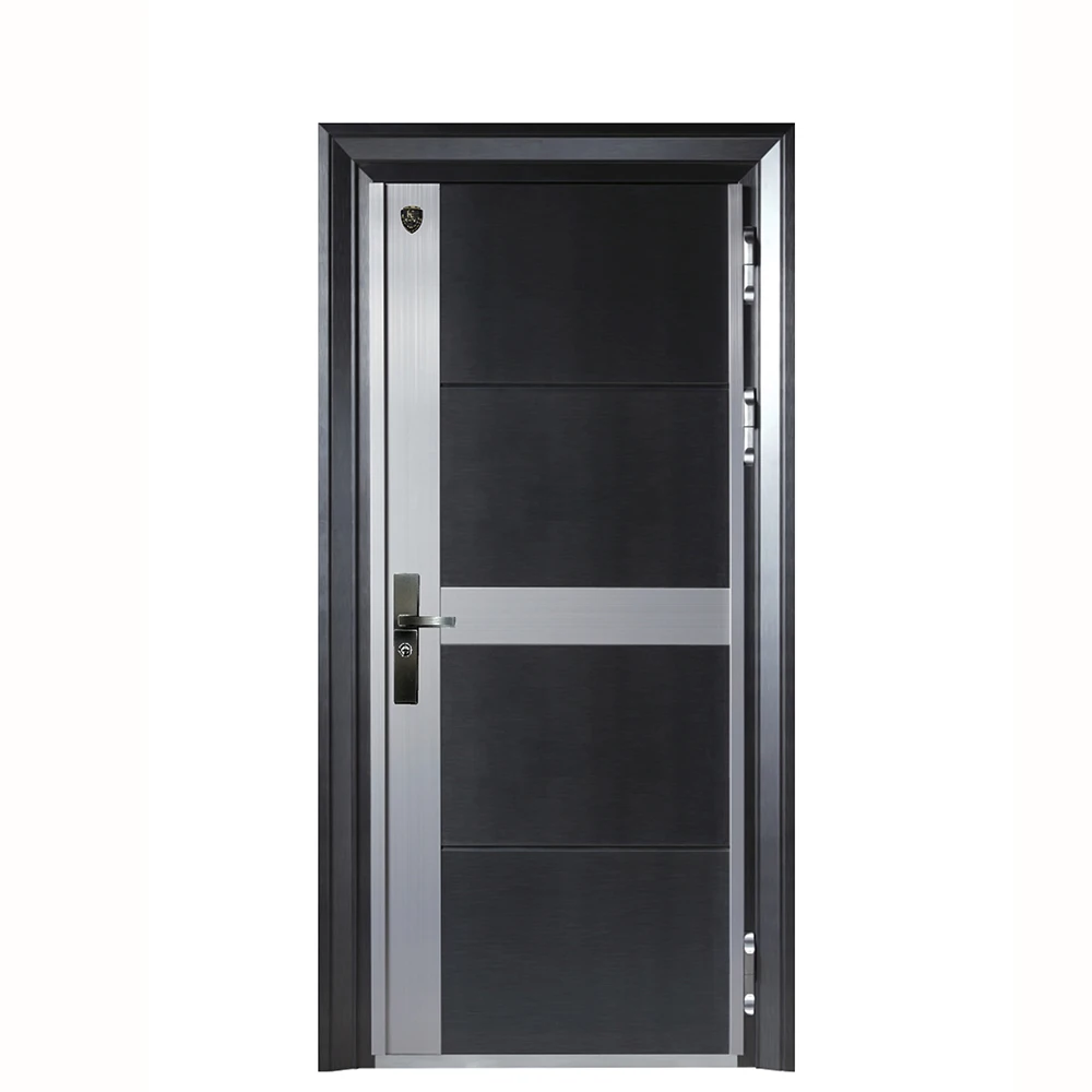 Hot Sales Security Door Metal Entrance Door Metal Exterior Front Steel Security Modern Aluminum Door
