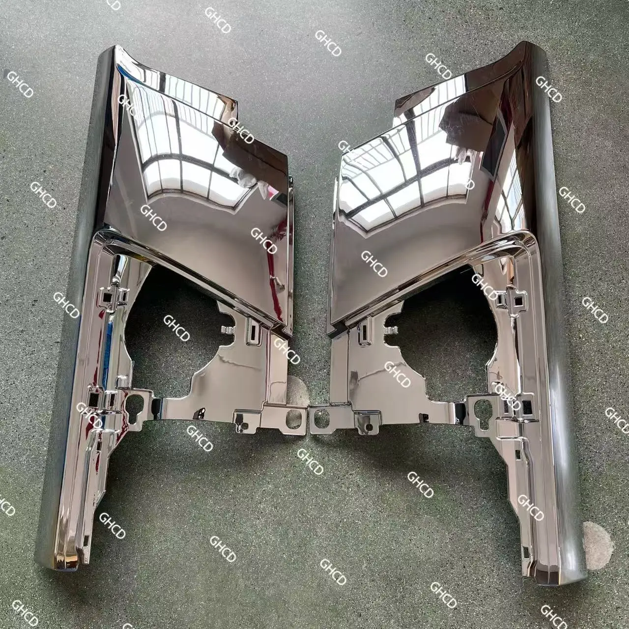 GHCD High Quality Chrome Corner Panel for 2008 Year Japanese Truck Hot Product for ISUZU Plastic