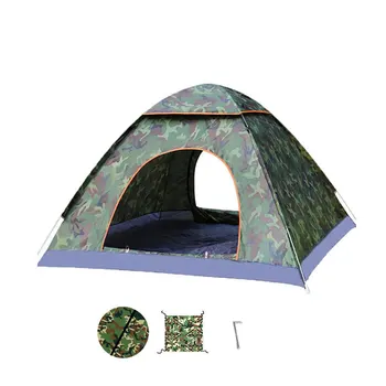 Outdoor Pop Up Tent Unfold Rain-Proof Tent Family 2Person Compact Outdoor Tente Pop-Up