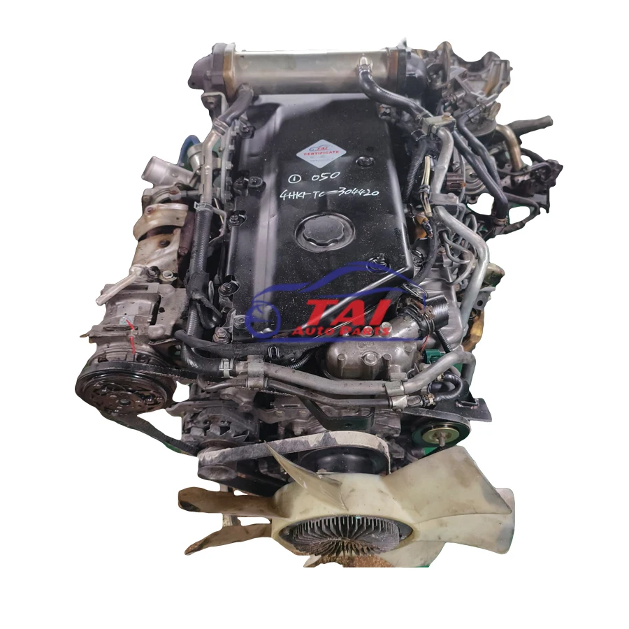 Japan Original Used 4HE1 4HF1 4HG1 4HJ1 4HK1 4HL1 Engine Assembly for Isuzu
