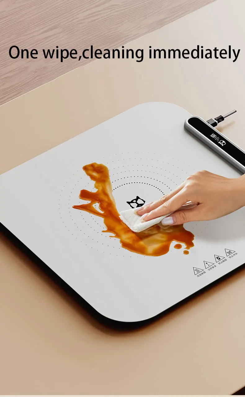 Hot Plates Keep Induction Trays Foldable Silicone Food Warmer Warming