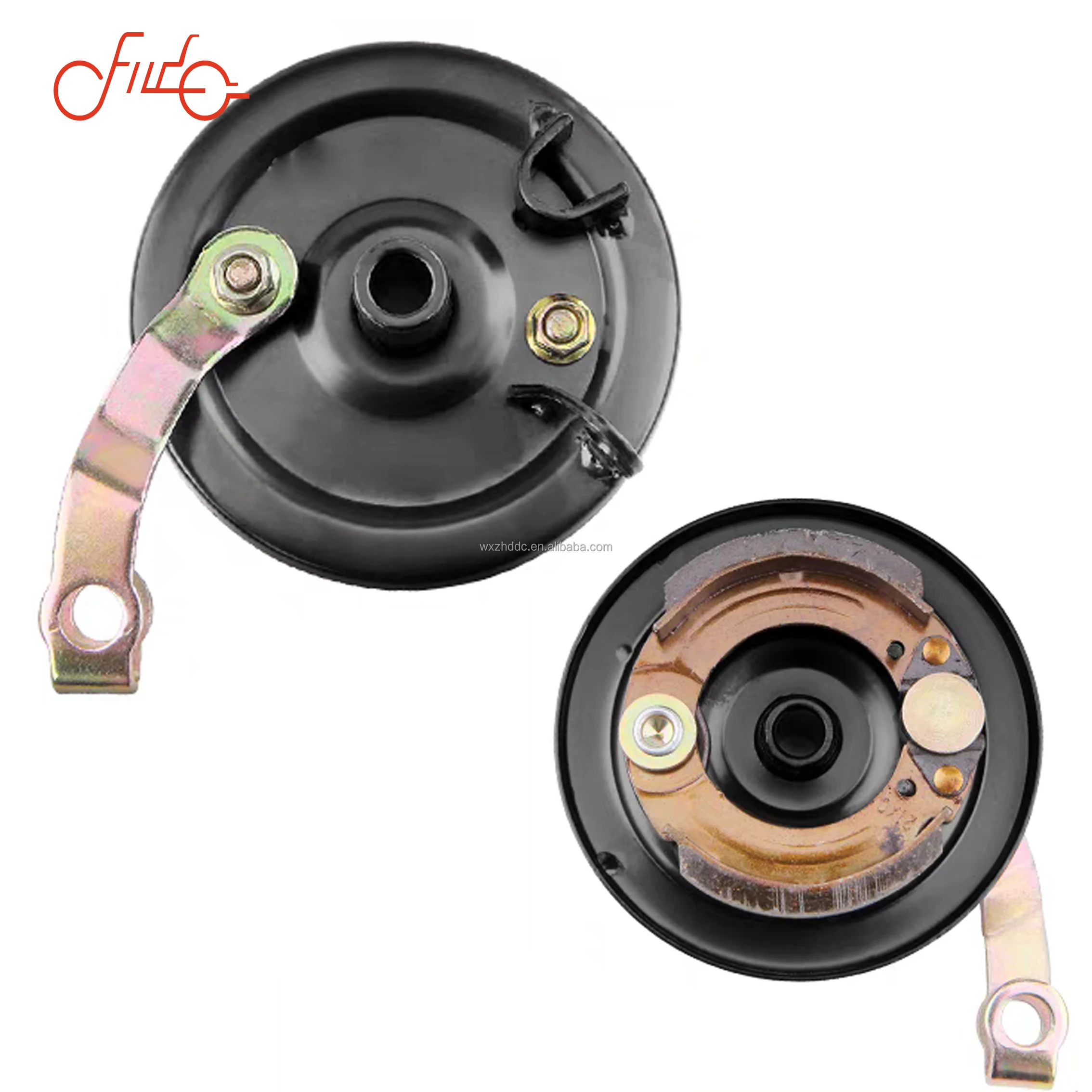 High Quality China Electric Bike Parts Universal 80 Front Drum Brake Cover  and Wheel Hub Cover for Motorcycles