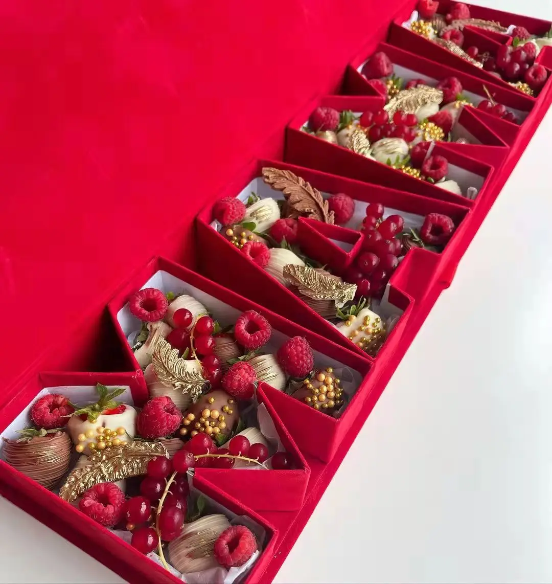 Chocolate Strawberry Flower Fillable Paperboard Cardboard Love Letters