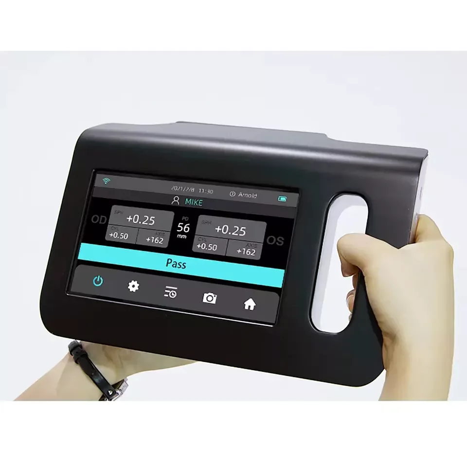 Portable Vision Screening Device 7 Inch LCD Touch Screen Handheld Auto Refractometer for Optical Shiops